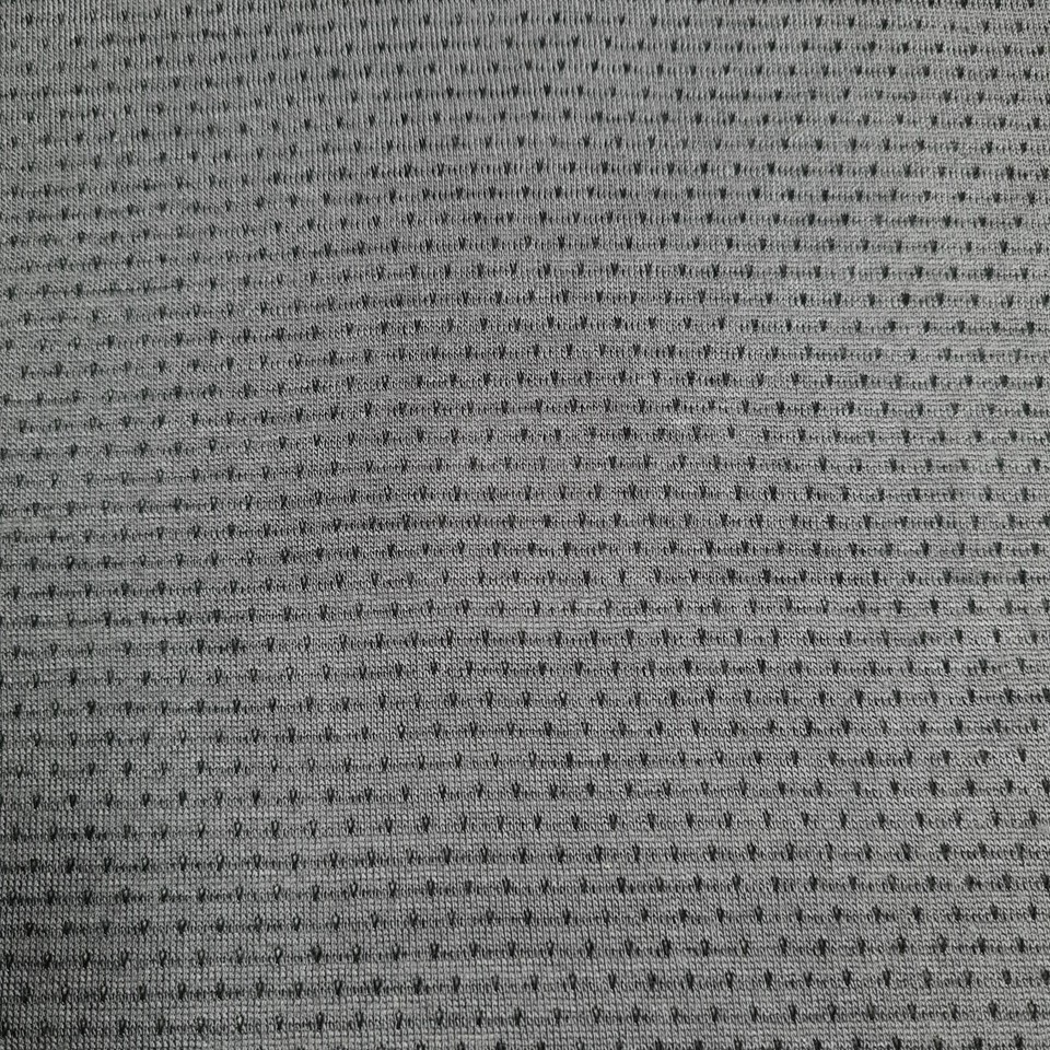Thin Viscose Knit Jersey Fabric Black Mini Spotted Grey And White 2Way
