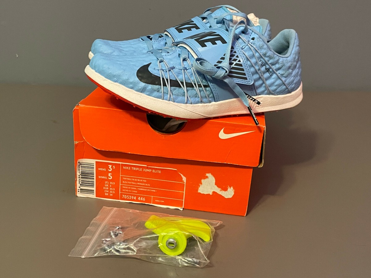 NEW NIKE Triple Jump Elite Track Flywire Spikes (705394-446) White