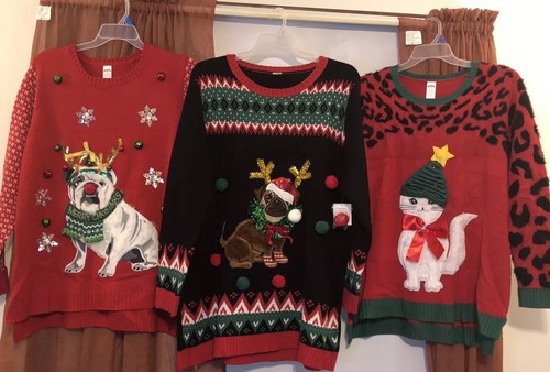 christmas sweater bulldog