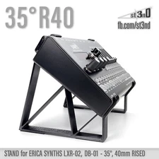 STAND for Erica Synths LXR-02 / DB-01 - 35° - Raised (by 40mm)