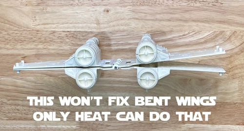 Vintage Star Wars X-Wing Fighter Broken Wing Repair Kit - Picture 6 of 17