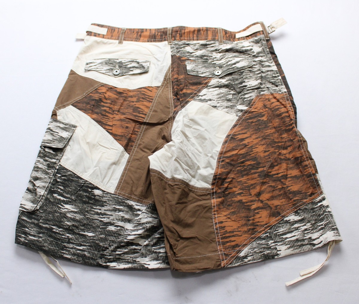 Zara Men's SRPLS Collection 12 SS24 Patchwork Shorts BE5