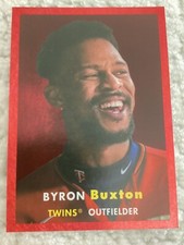 2021 Topps Archives 1957 Topps Red Hot Foil /50 Byron Buxton #36 Twins