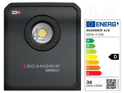 Lampa: robocza 6500K IP65 SCANGRIP CONNECT 400lm4000lm 30W Z1C2