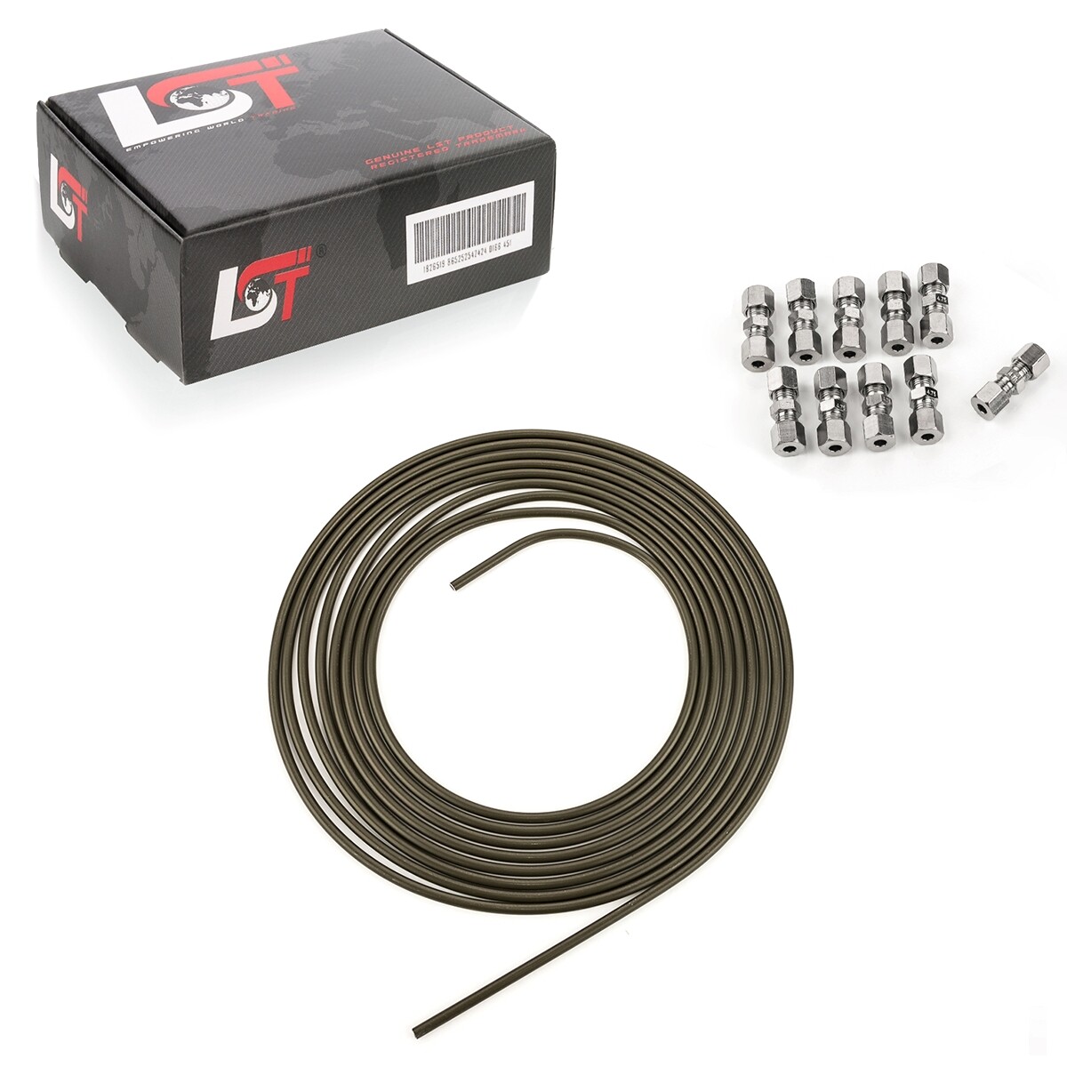 5M Brake Line Brake Pipe Steel Ø 4.75Mm Set +10 Quick Connectors For RENAULT