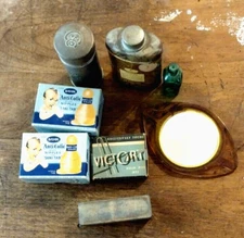 M VINTAGE (7) MEDICINE CABINET ITEMS
