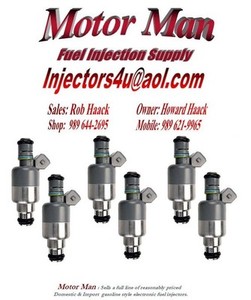 Best Upgrade 6 Hole GM Rochester 6x Fuel Injectors OEM 17103007 9826 3.1L 3.4L