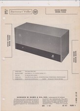 SAMS 1959 DAVID BOGEN AMP SCHEMATIC k060  WITH CHARTS AND DIAGRAMS