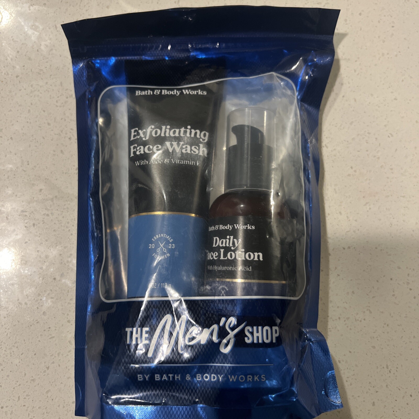 Bath & Body Works The Men's Shop Exfoliating Face Wash & Daily Face Lotion Set