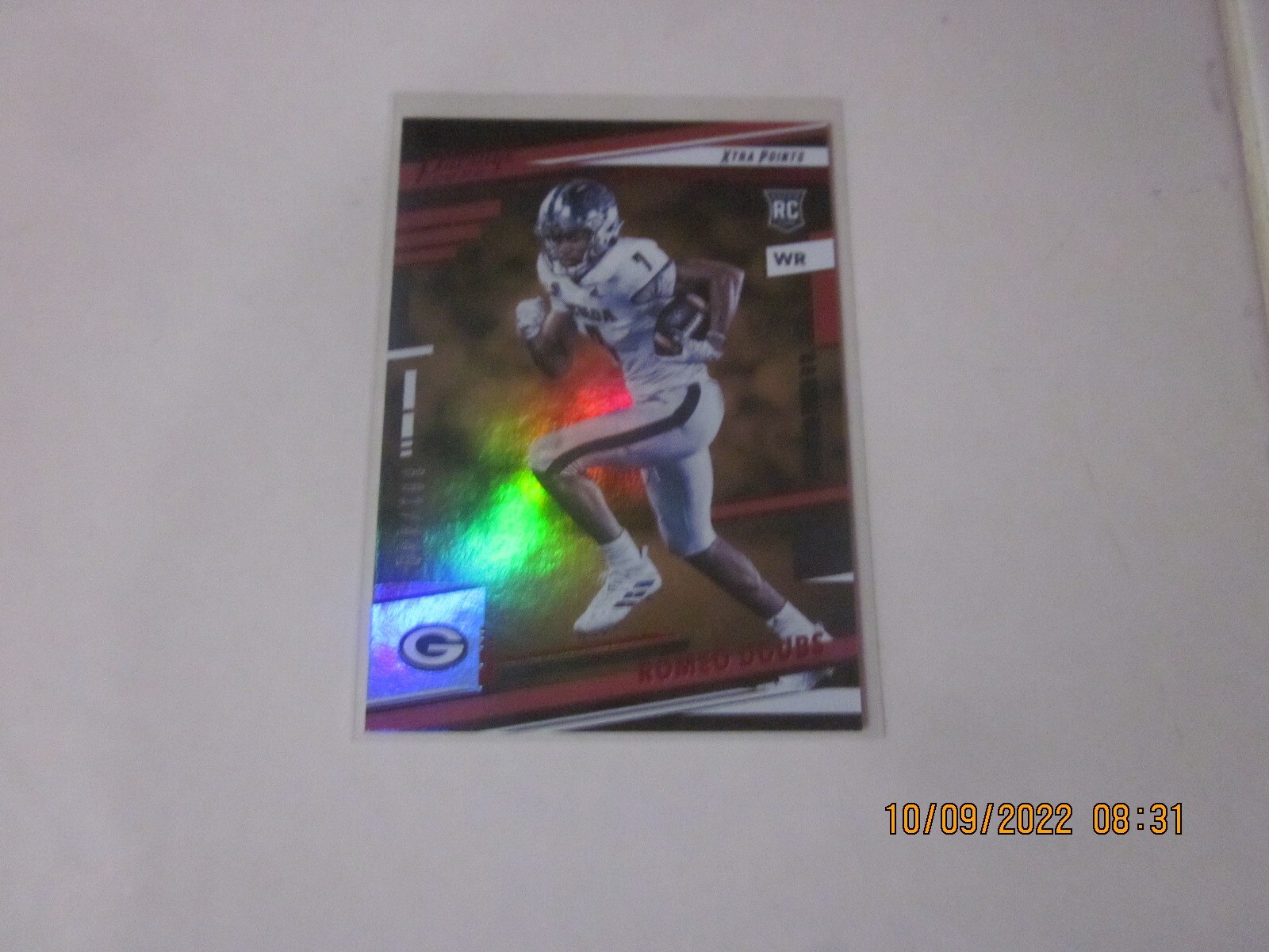 Romeo Doubs Rc 2022 Panini Prestige #329 Xtra Points Red /449 Packers