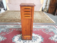 COLONNA PORTA OGGETTI IN LARICE ORIGINALE EPOCA XX SECOLO RESTAURATA