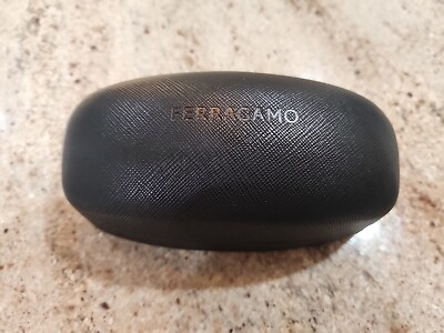 最終値下げ‼️新Salvatore Ferragamoメガネケースブラック New Salvatore Ferragamo Black Leather Glasses Case | eBay