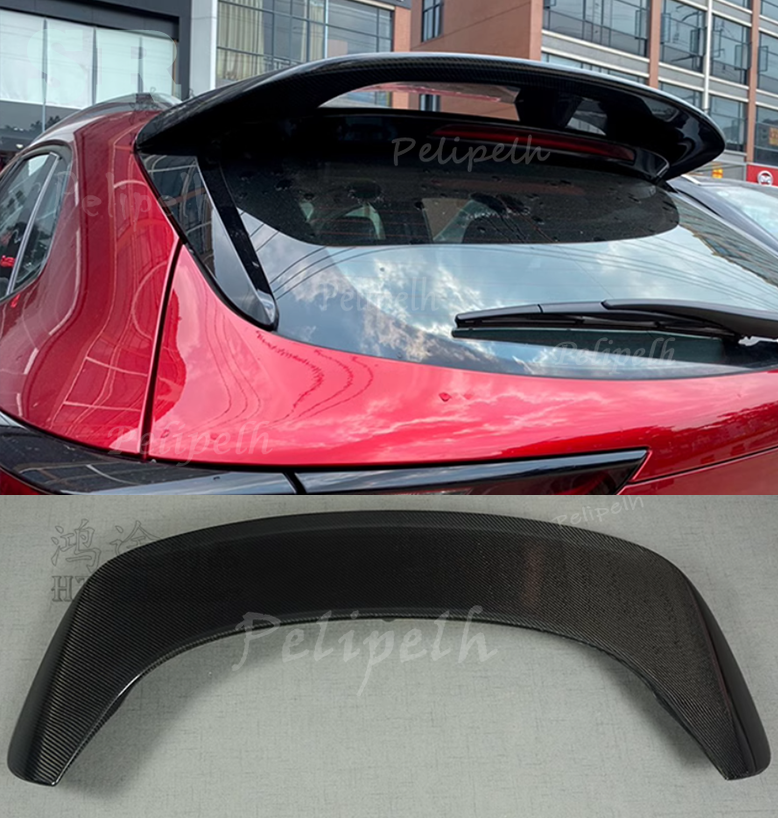 Fit For Mazda CX-30 2020-2025 Real Carbon Fiber Rear Spoiler Tail