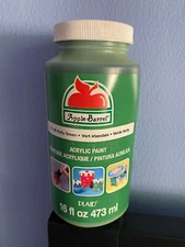 Apple Barrel Acrylic Craft Paint 21136 kelly Green ( 16 fl oz ) PLAID Art NEW