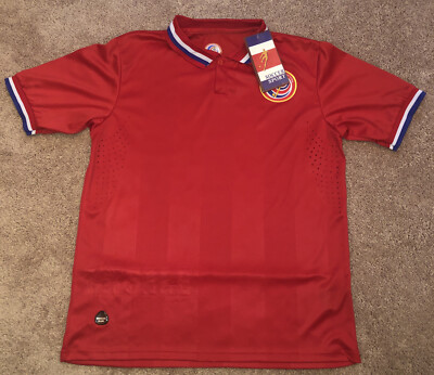 Men s Costa Rica Soccer Shirt Lasele Size Small Color Red