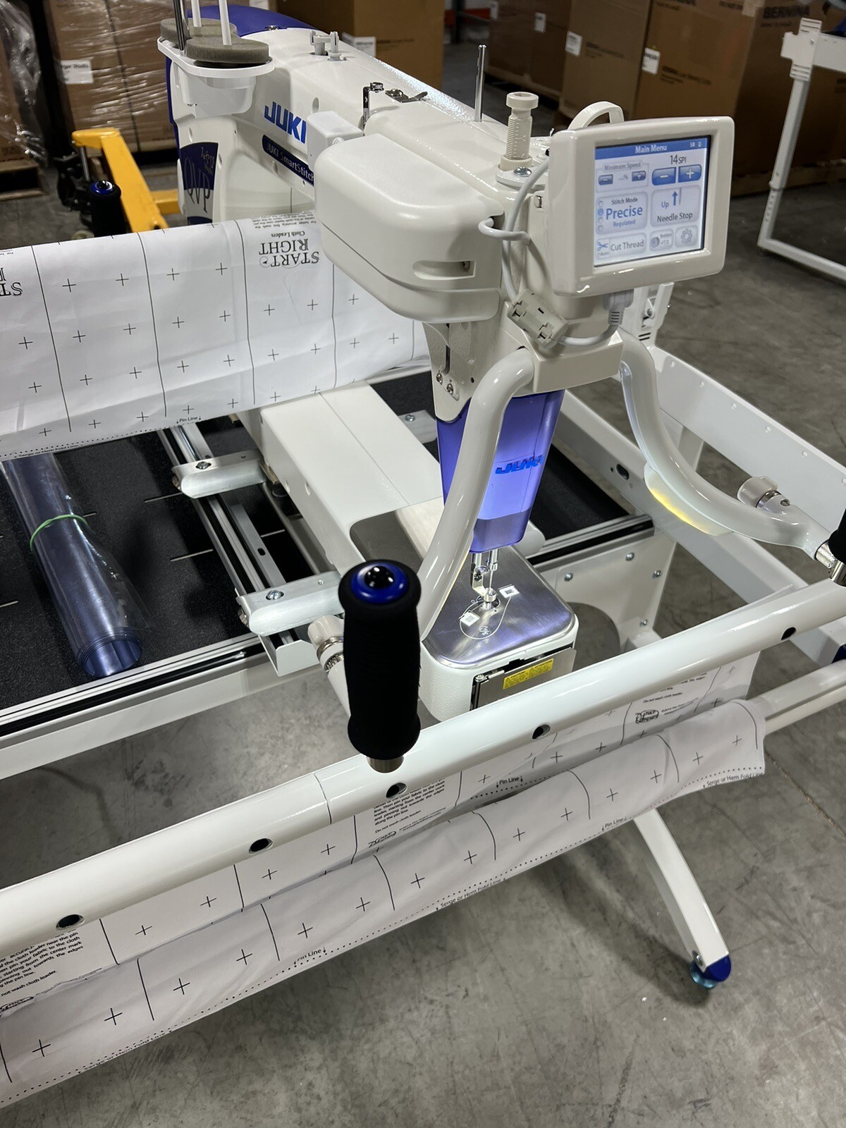 Juki Miyabi J350QVP Longarm Quilting Machine with 5 Ft Frame Used 1 Time! 675900932739 eBay