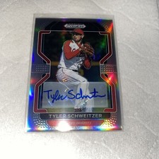 2022 Prizm DP Tyler Schweitzer Auto Silver Prizm No PDP161