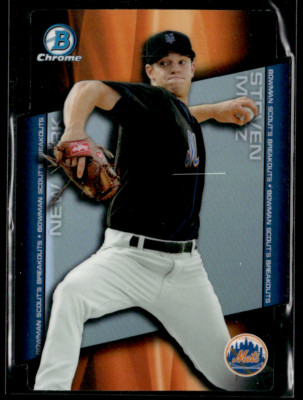 2014 Bowman Draft Chrome Scout's Breakouts Die-Cut Steven Matz #BSB-SM
