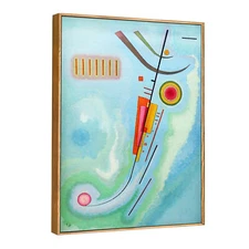 Framed Canvas Giclee Print luminoso,1930 by Wassily Kandinsky Home Decor 24"x32"