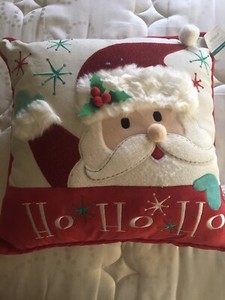 BRAND NEW CHRISTMAS SANTA PILLOW 