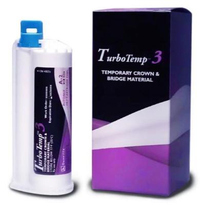 Danville Materials 93369 Turbo Temp 3 Temporary Crown & Bridge Material 10:1 A3