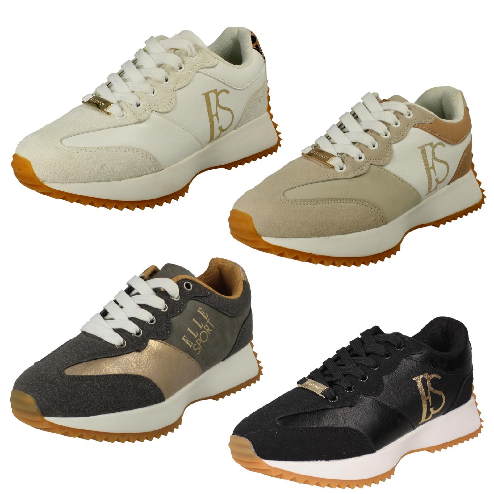 SAOLA ELLE SPORT Scarpe da ginnastica stringate donna suola grossa F7R254