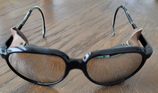 Vintage Bausch Lomb Ray Ban GLACIER ARCTIC SKI Leather France Mirror Lens