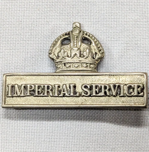 Original military WW1 British Territorial Army volunteer service uniform badge