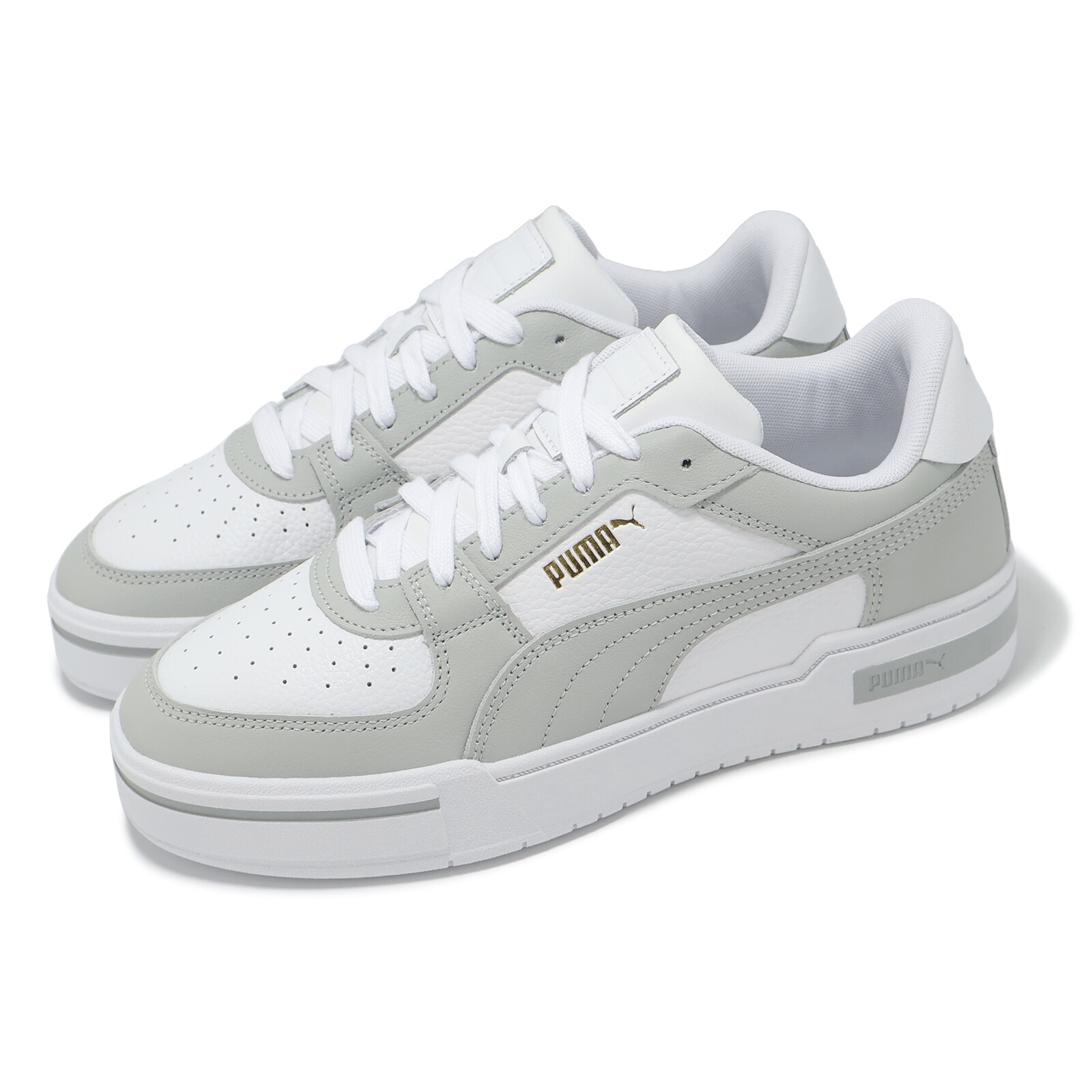 Puma CA Pro Classic II 2 White Grey Men Unisex Casual Lifestyle Shoes 402366-04