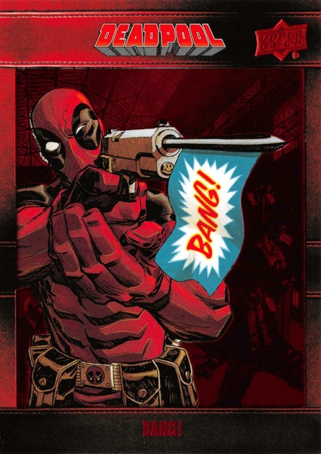 Deadpool Marvel 2018 Upper Deck BASE Trading Card 28 BANG EBay