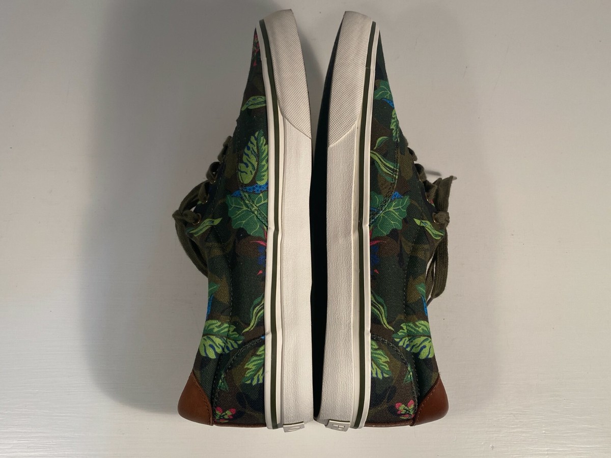 Polo Ralph Lauren Thorton III Floral Canvas Lace up Sneakers  display picture 1