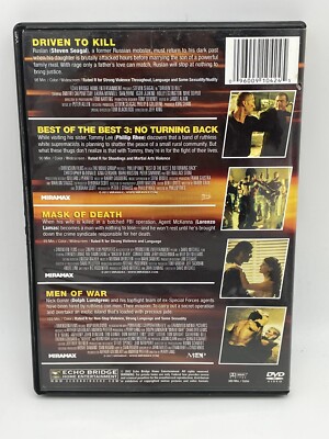 映画 コールドマウンテン ケープタウン レバノン DVD 戦争 銃 まとめ売り 4-Movie Action Pack. Driven To Kill/Best Of The Best 3/Mask