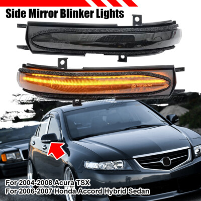 Sequential LED Side Mirror Turn Signal Light For Honda Accord Hybrid / Acura TSX