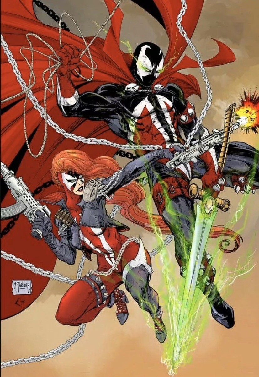 Spawn #302 / Todd McFarlane Virgin Variant / 1st Full SHE SPAWN