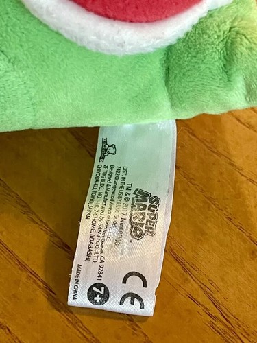 Super Mario Brothers Yoshi 8" 2017 Plush Stuffed Animal By Little Buddy B9 - Picture 5 of 6