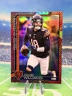 2025 Topps Chrome Leather Pigskin Caleb Williams Bears #52 Refractor