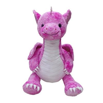 #ad Way To Celebrate Valentines Day Fuzzy Pink Dragon Jumbo Plush 35quot; Viral Tiktok $199.95