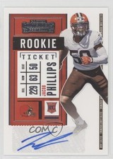 2020 Panini Contenders Rookie Ticket Jacob Phillips #188 Auto 5j0
