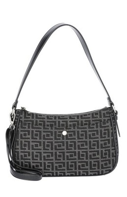 Nicole Fiorelli Black Geo Jacquard Crossbody Shoulder Bag Purse NWD 16099