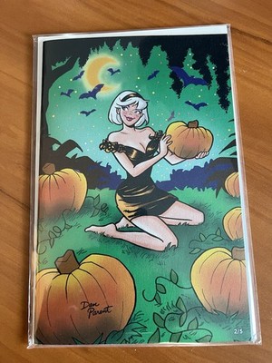 Archie Sabrina Teenage Witch Halloween Pumpkin Patch Magic Unleashed Board Cover