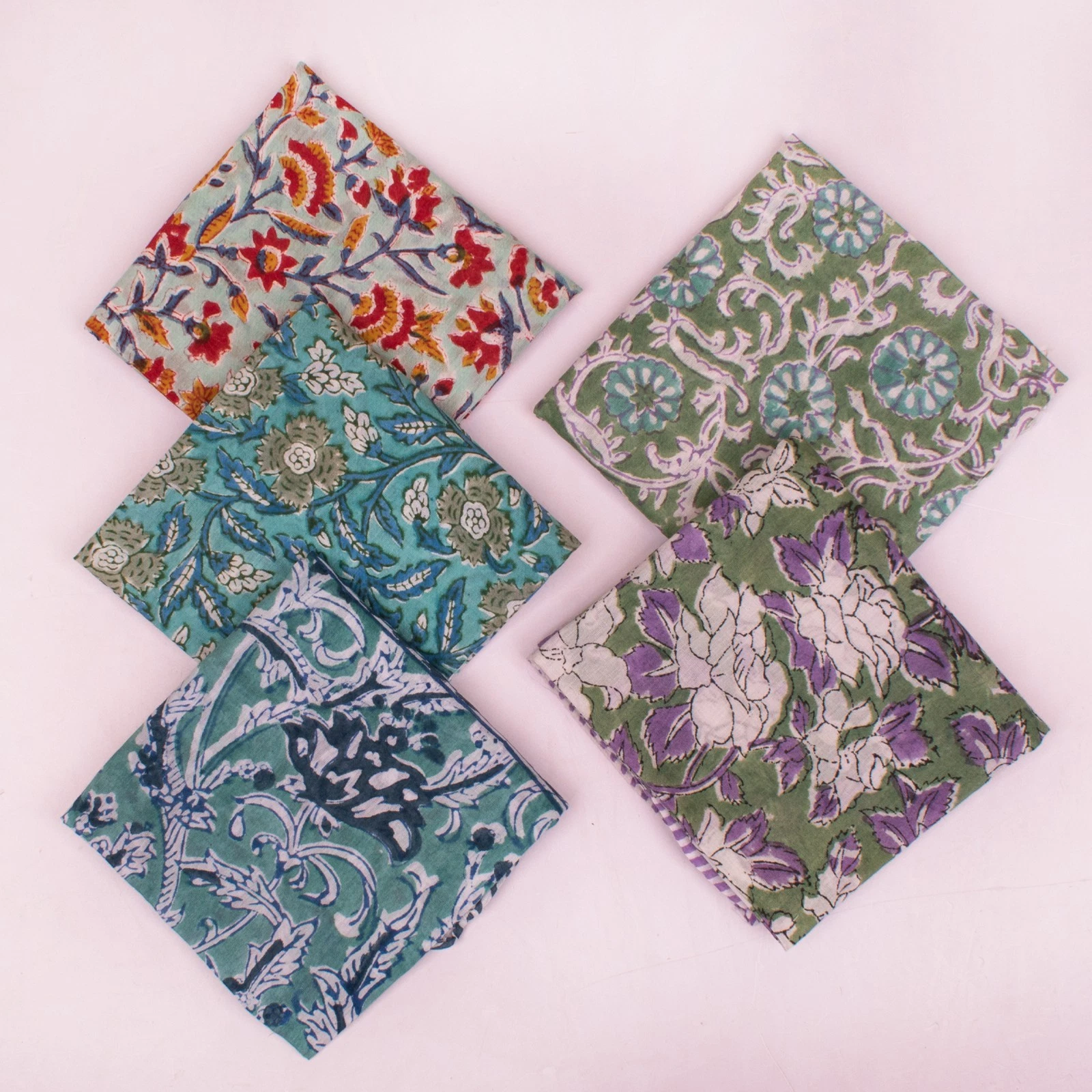 Set Of 5 Handmade Multi-Colour Bandana Scarf Headkerchief Block Print Face Cover
Opens in a new wind