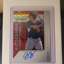Panini 2015 Prizm Corey Seager #30 Red Power Prizm /125 Rookie LA Dodgers