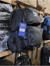 COMPASS OUTDOOR HIKING CAMPING TRAVEL CABIN BAG 63L BACKPACK SPORTS FLIGHT BLACK