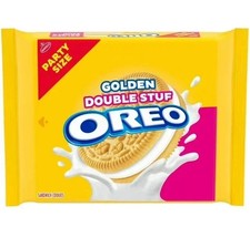 OREO Double Stuf Golden Sandwich Cookies, Par...