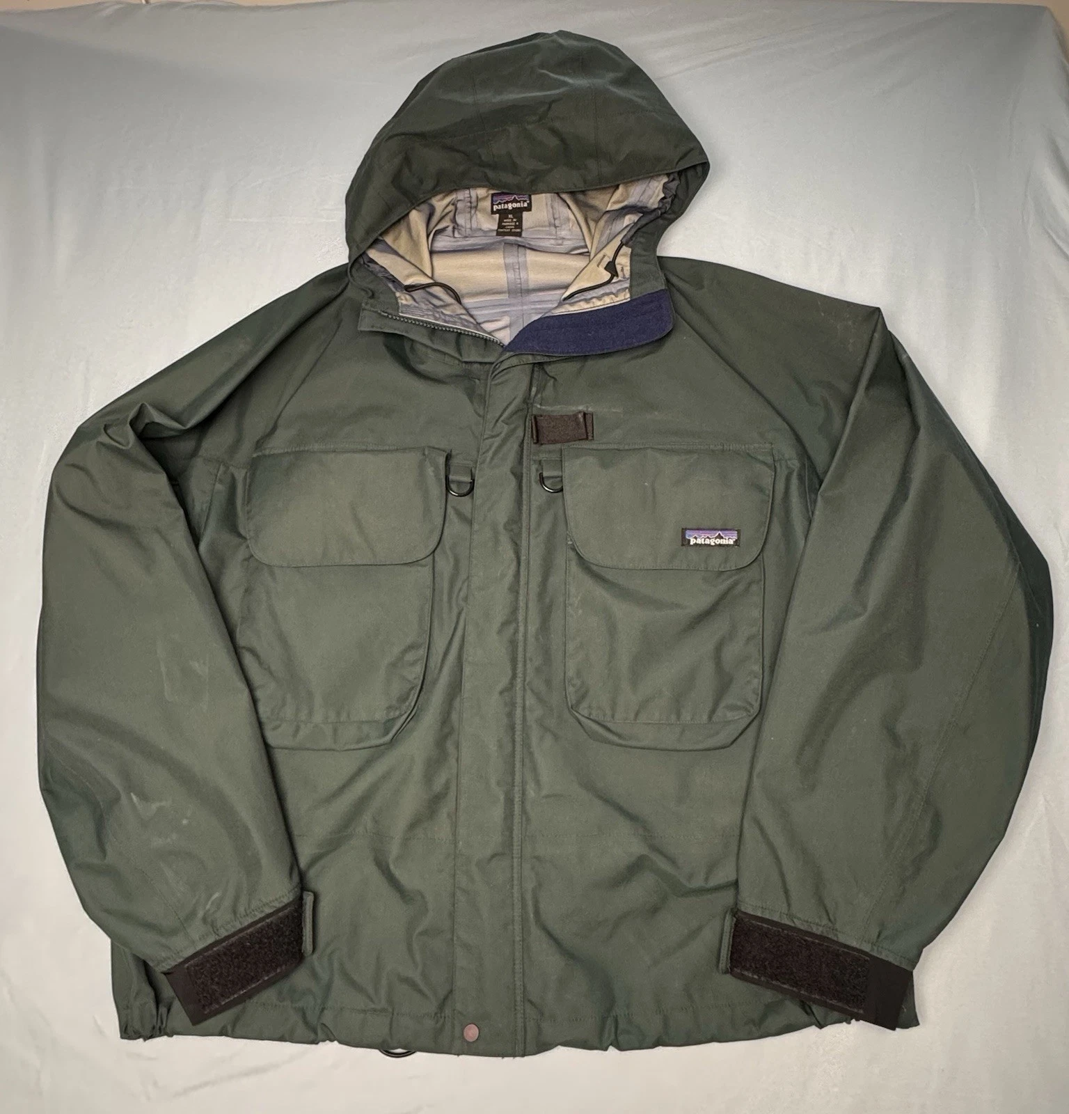 Vintage Patagonia Y2K 2001 SST Fly Fishing Deep Wading Jacket XL Willow Green
Opens in a new window