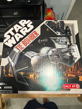 Star Wars TIE Bomber Vehicle w  TIE Bomber Pilot Figure 2007 30th Anniversary