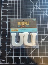 Hobby Lobby Woodpile 1.75  Wood Letters 4 Pieces Of Letter U Still Sealed New