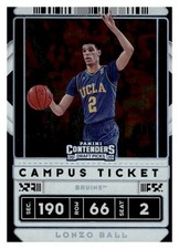 2020 Panini Contenders Draft Picks #46b Lonzo Ball Campus Ticket