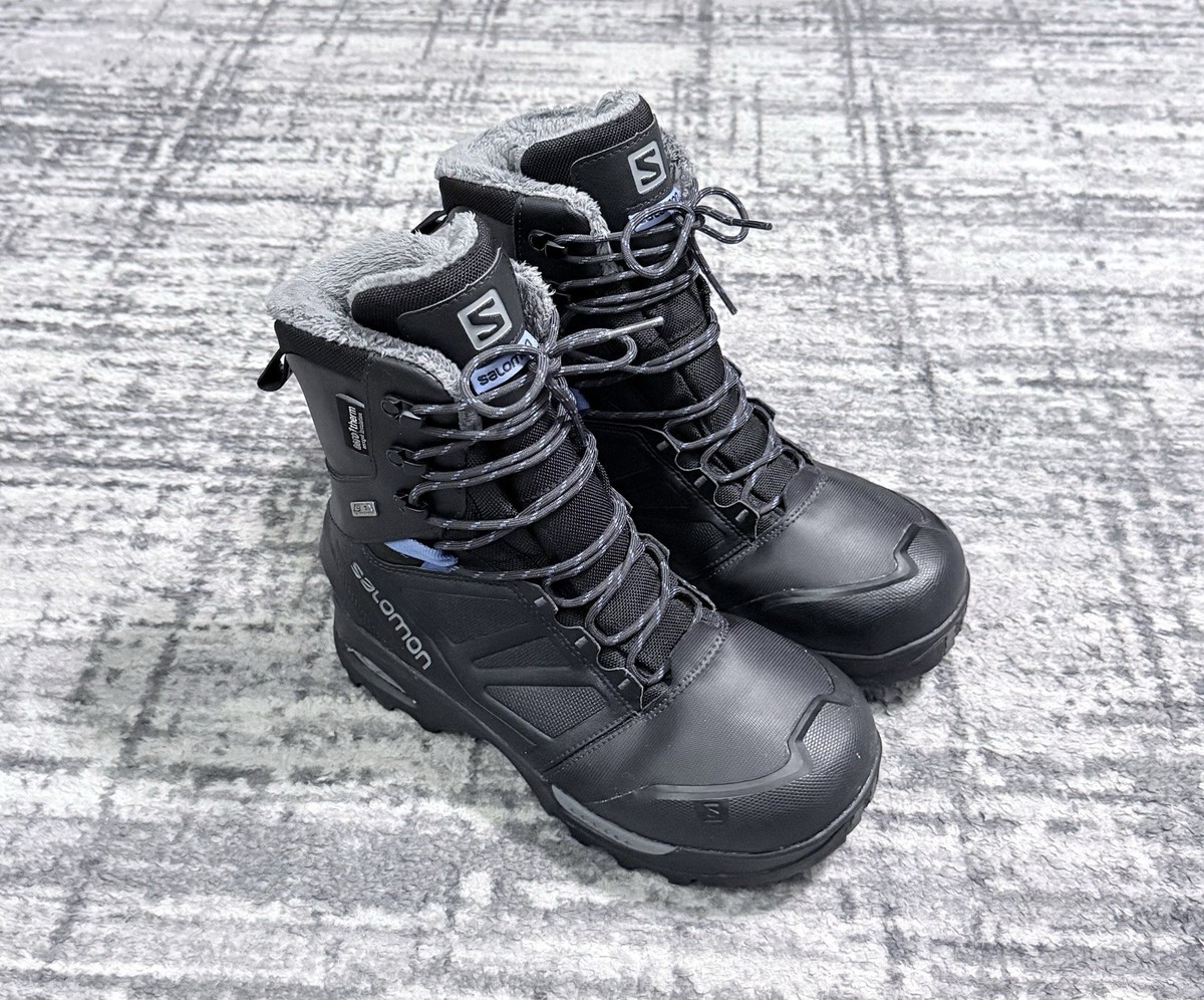 Salomon Toundra Pro CSWP Winter Boots Waterproof Black Blue