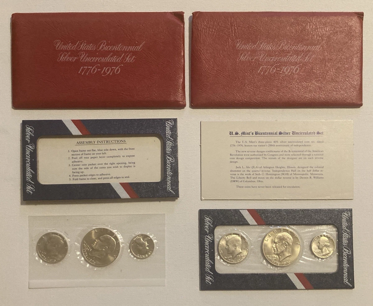 Uncirculated Silver 1976 US Coin Mint Sets for sale | eBay